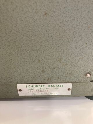 Calculadora antigua Schubert.