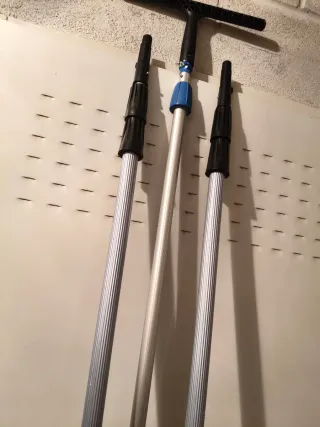 2 Palos de aluminio de 5 m y 20 palos de 2 m