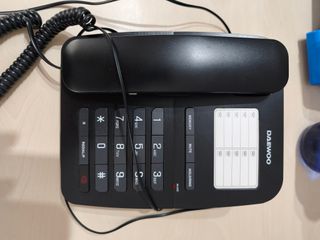 Teléfono fijo Daewoo negro