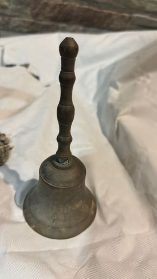 Plancha antigua de hierro fundido