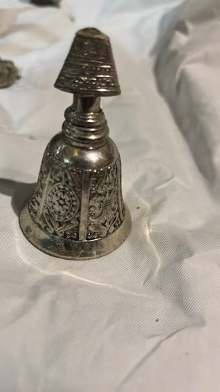 Plancha antigua de hierro fundido