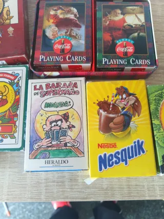 Lote Naipes Coca-Cola, Disney, Harry Potter