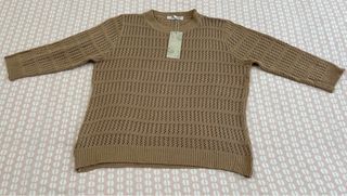 Jersey manga 3/4 marrón Talla M/L
