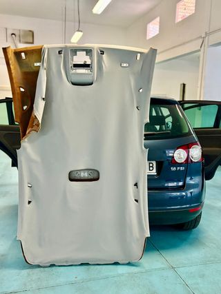 tapizo techo de coche y puertas