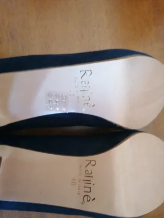 Scarpe con tacco Raffiné blu n. 40