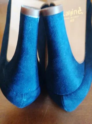 Scarpe con tacco Raffiné blu n. 40