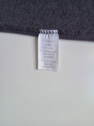 Camiseta tirantes gris oscuro talla XS