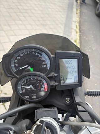 BMW F800R Naked Blanca y Negra