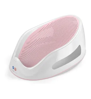 Reductor Bañera Bebé Rosa y Blanco