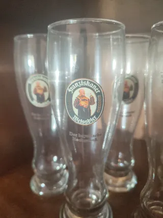 5 Vasos de Cerveza Franziskaner