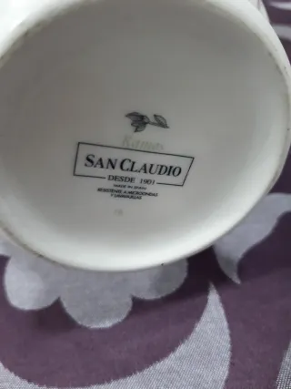 Juego de café San Claudio porcelana