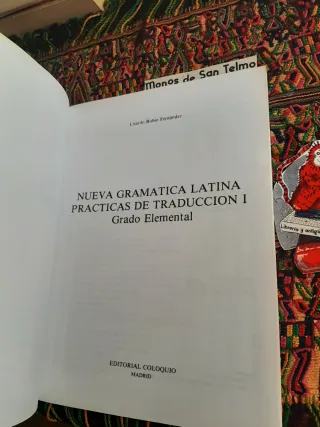 Nueva gramatica latina Ejercicios Lisardo Rubio