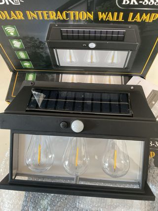 4 Lanterne solare a tre lampade