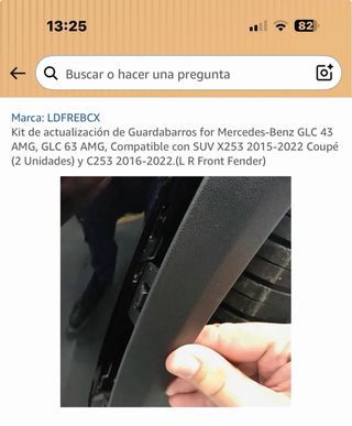 Kit Guardabarros Mercedes GLC 43/63 AMG