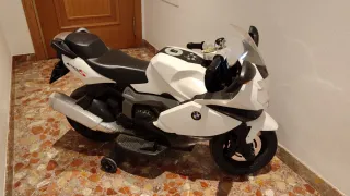 Moto Eléctrica BMW Niños Blanca