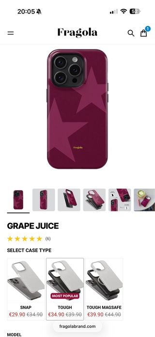 Funda Fragola iPhone 17 pro max