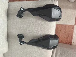 Protectores de Manillar Moto Negro