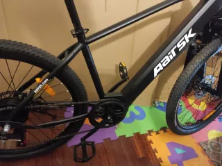 Bicicleta Eléctrica Negra A Estrenar