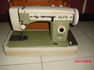 2 maquinas coser alfa para piezas con tapa x 28€