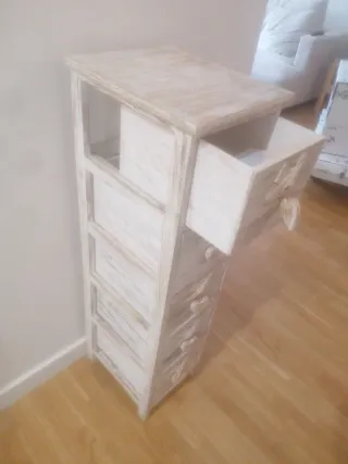 Cajonera de madera 5 cajones