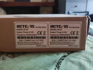 Walkie Talkie Retevis RT24