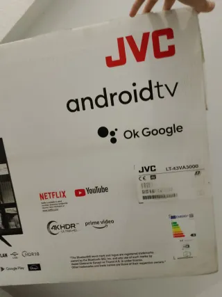 TV Smart jvc 43 pulgadas en perfecto estado