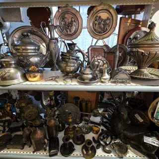 Saca-Rolhas Vintage Estanho Uvas