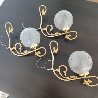 Apliques vintage dorados
