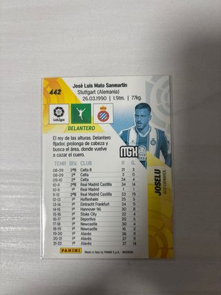 Lote 3 Cromos firmados a mano por Joselu.