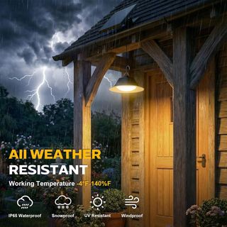 Lámpara LED solar colgante con mando