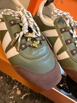 Louis Vuitton Sneakers Marroni/Verdi