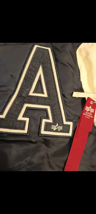 Chaqueta Alpha Industries 3/4 Azul/Blanca