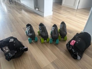 Patines 4 Ruedas + Equipo Protección