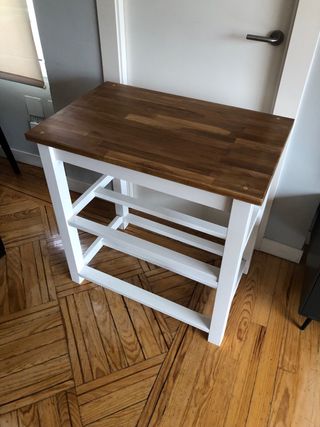 Mesa auxiliar de cocina / isla de madera