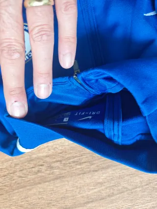 Sudadera Chelsea Nike Talla L Media Cremallera