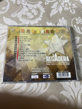 CD La Regadera - Para Que La Vida No Pare
