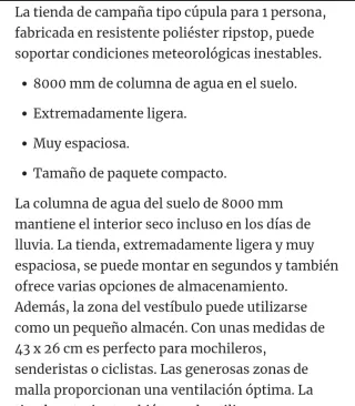 Tienda de campaña Origin Outdoors Snugly 1