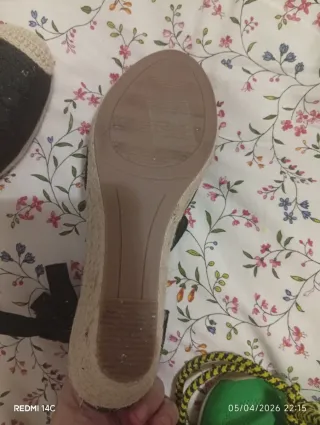 Sandalias GOGO esparto cuña T.40