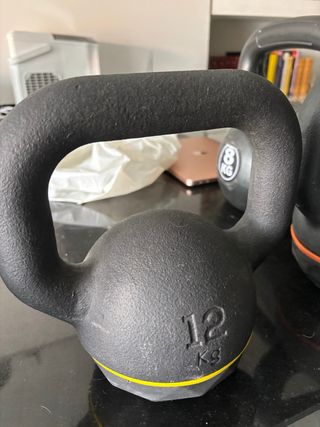 Pesa Rusa 12 kg Decathlon. kettlebell