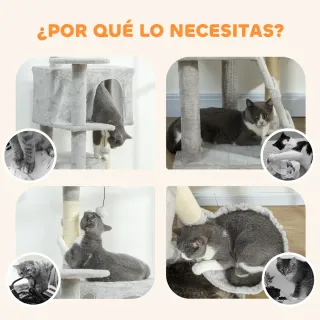Árbol Rascador Gatos 180cm