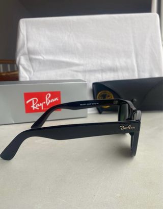 Gafas de sol Ray-Ban Wayfarer Negras/Lente verde