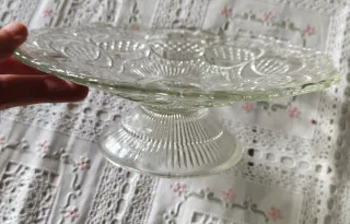 Frutero/Centro de mesa vintage cristal