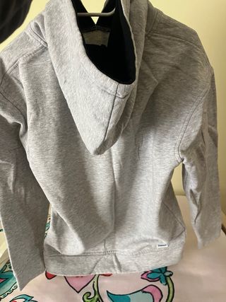 Sudadera Brunnos Gris con Logo Perro