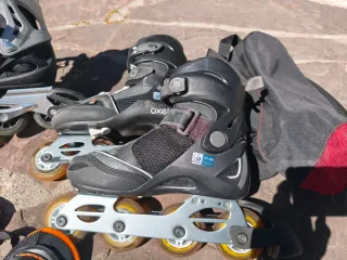 2 Pares Patines Talla 37-40 + Protecciones