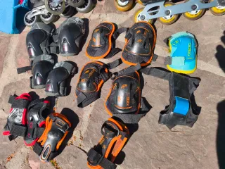 2 Pares Patines Talla 37-40 + Protecciones