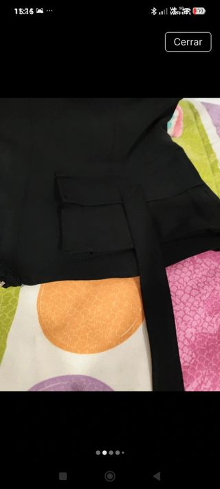 Top Zara sin mangas con cremallera