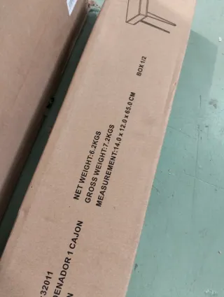 Mesa de escritorio Kala 1 cajón + 1 hueco