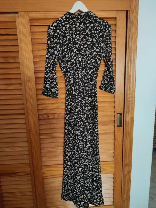Vestido largo estampado