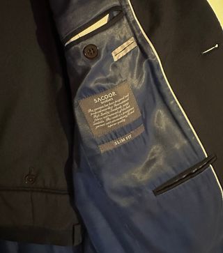 Fato Sacoor Azul (Casaco + Calças)