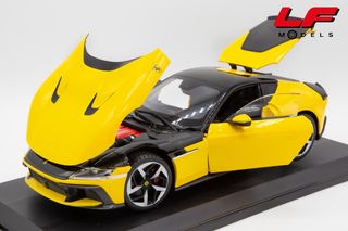 Polistil Ferrari 12 Cilindri Giallo Modena 1:18